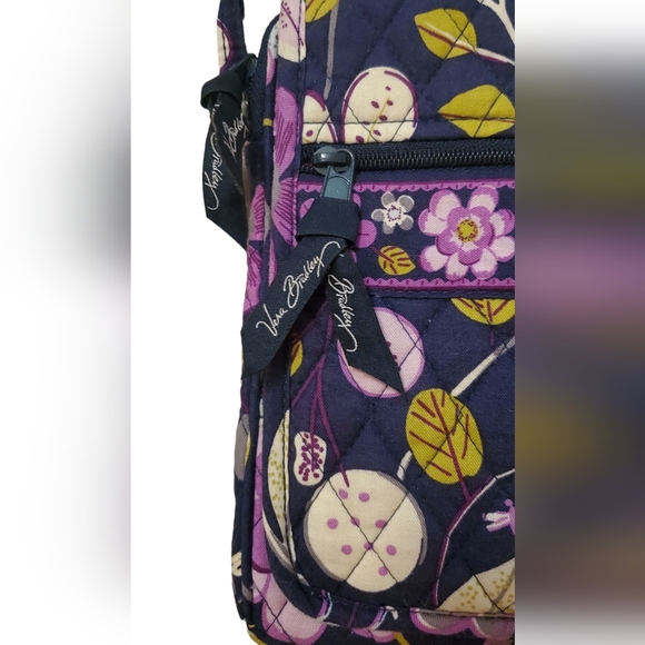 Vera Bradley Mini Hipster Floral Nightingale EUC - Picture 3 of 9